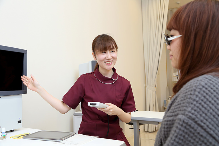 視能訓練士による精度の高い検査を行っています