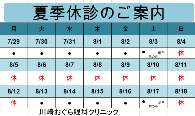 休診日